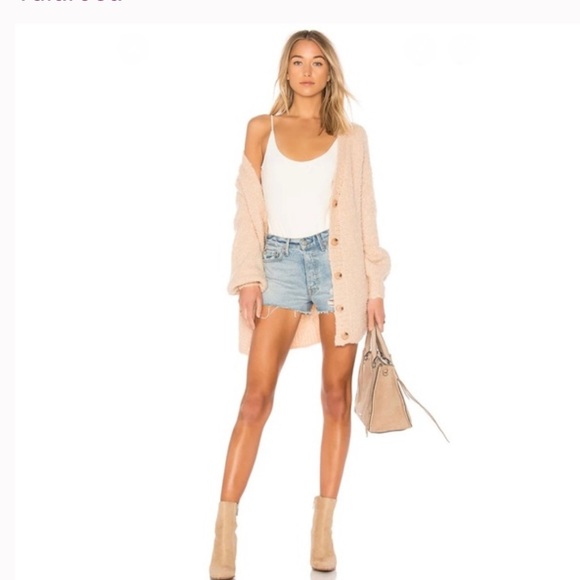Tularosa Sweaters - Tularosa Clementine Cardigan in Blush. Size XS